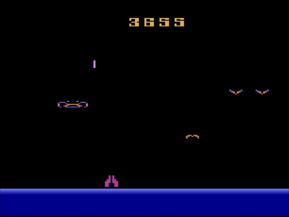 Gameplay of Demon Attack for Atari 2600